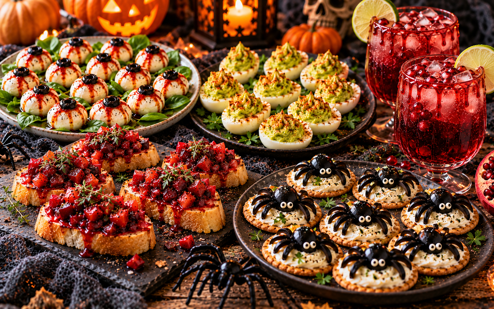 Halloween Fingerfood: gruselig-elegante Häppchen für die Party