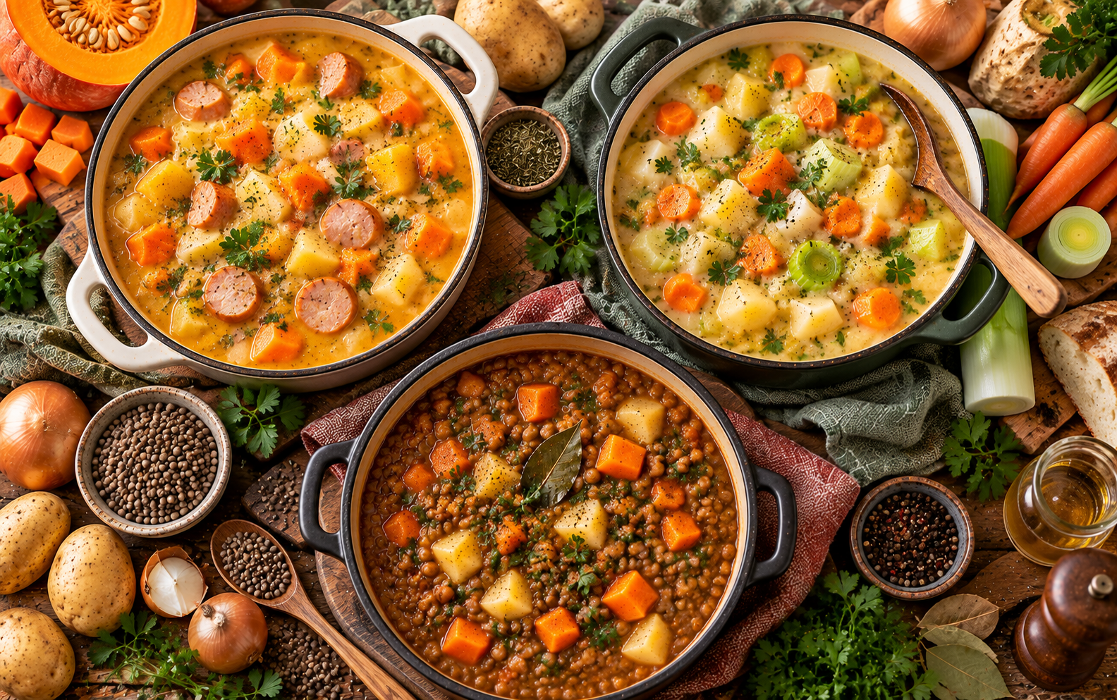 Herbst-Eintopf: 3 deftige Klassiker zum Vorkochen