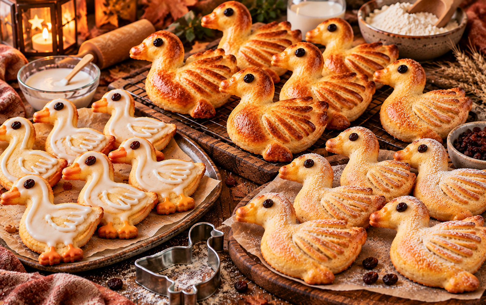 Martinsgänse backen: 3 einfache Rezepte fürs Laternenfest